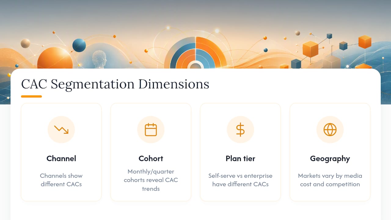 Four dimensions for segmenting customer acquisition cost