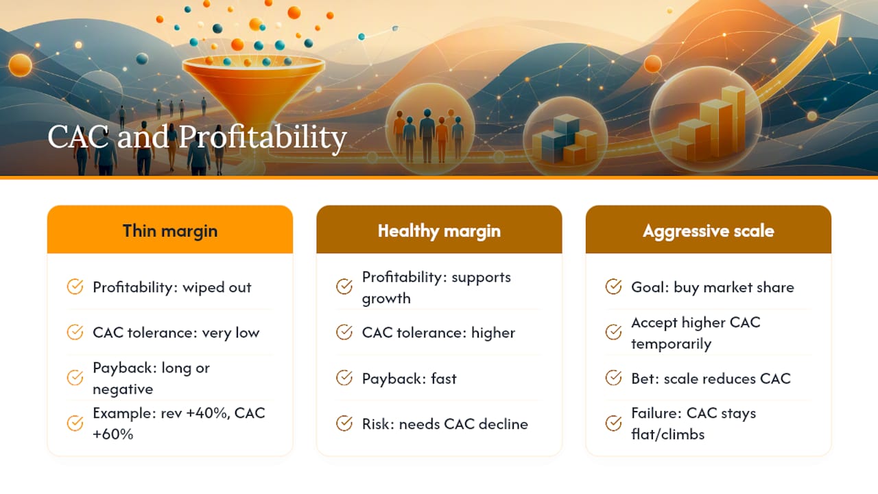 Why Does Customer Acquisition Cost Shape Business Profitability? — overview diagram