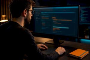 Developer reviewing consent script placement