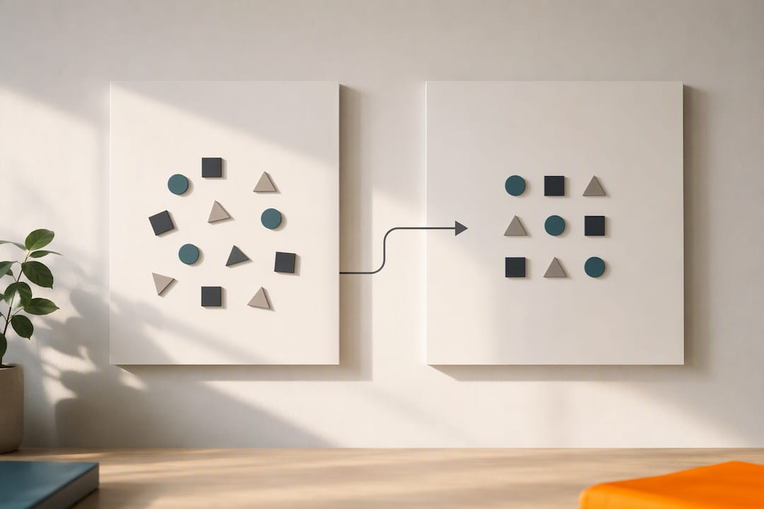 Illustration of audience mindset shift