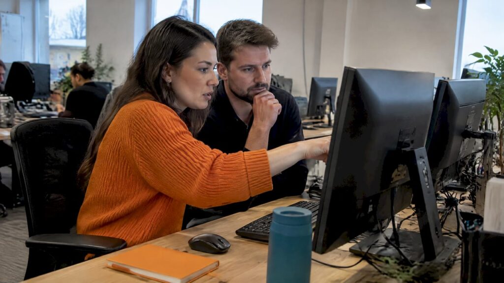 Strategists reviewing a Performance Max campaign