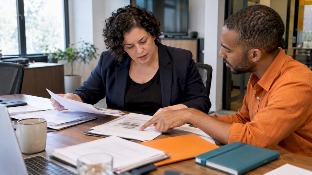 Marketing team comparing agency RFP proposals