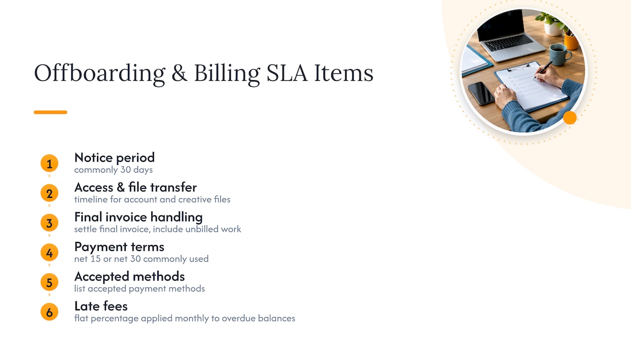 Six key offboarding and invoicing terms