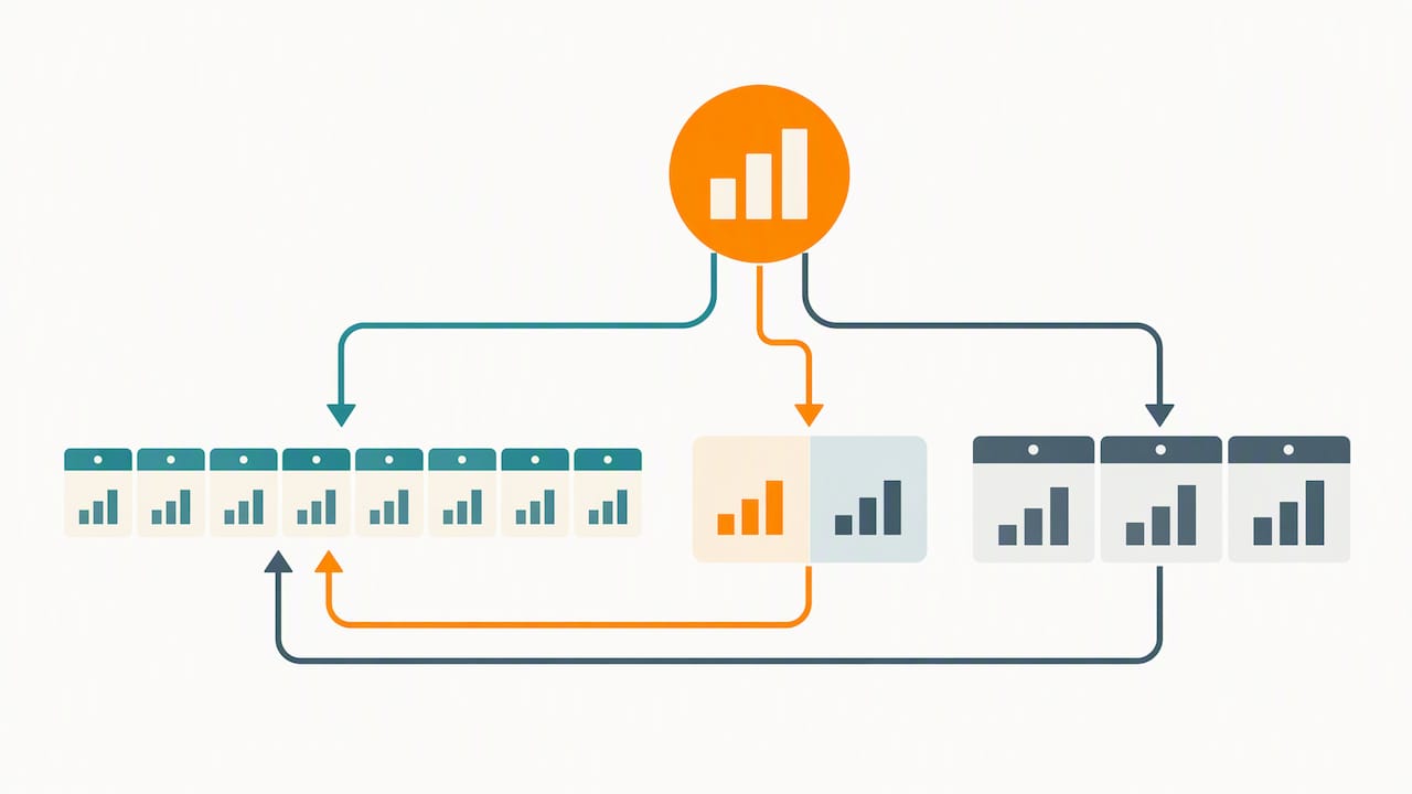 Three measurement methods linked to one KPI